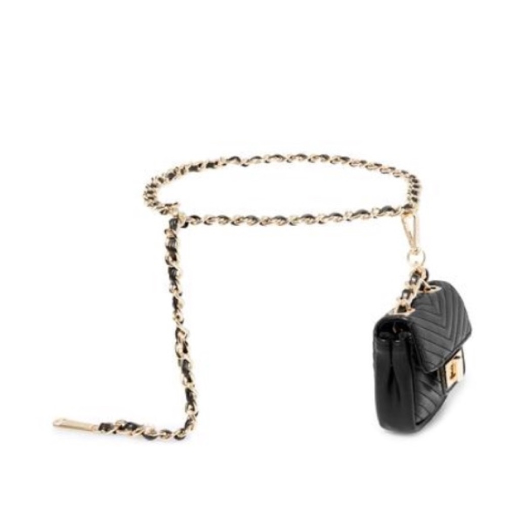 Steve Madden Chain and Detachable waist bag